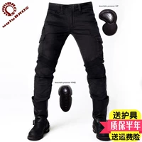 Uglybros đi xe máy quần jeans chống rơi quần đua Harley cao co giãn lỏng bốn mùa nam và nữ đồ bảo hộ - Xe máy Rider thiết bị găng tay lái xe máy