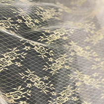 Gold Silk Transparent Lace Embroidery Flowers Mesh Yarn Backdrop Table Cloth Disposition Lace Mesh Yarn Wedding Dresses Fabric fabrics