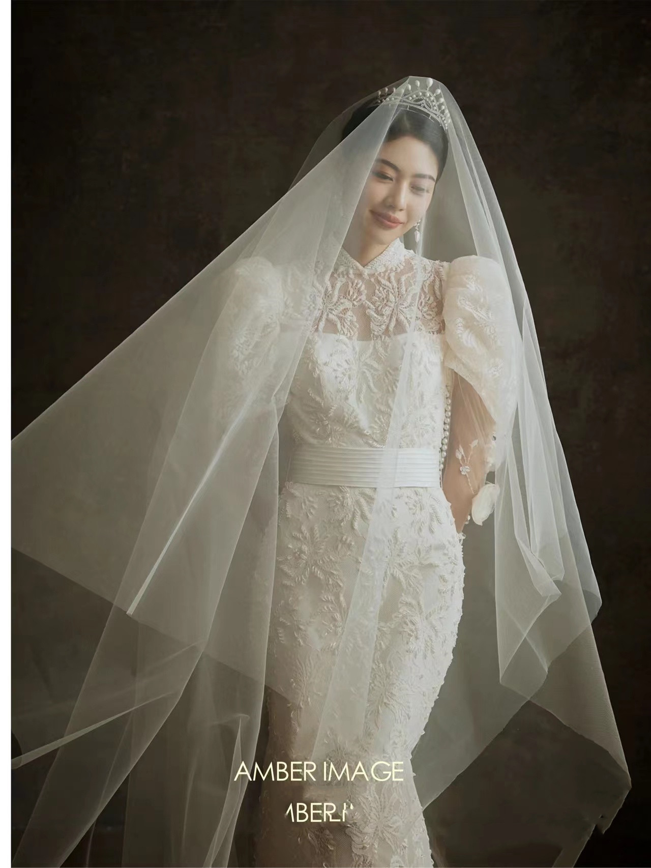 Photo studio photo 3 m wide soft yarn head yarn Bride Styling Photography Ultra Wide Veil-Taobao