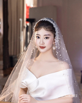 Rework brigade pat Han-type pearl trailing head yarn retro-encrypted pearl long-head yarn photo photo-head yarn