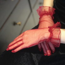 Wedding Gloves Candy Lace Gloves Dress Gloves Short Gloves Short Gloves Tulle Gloves Photography