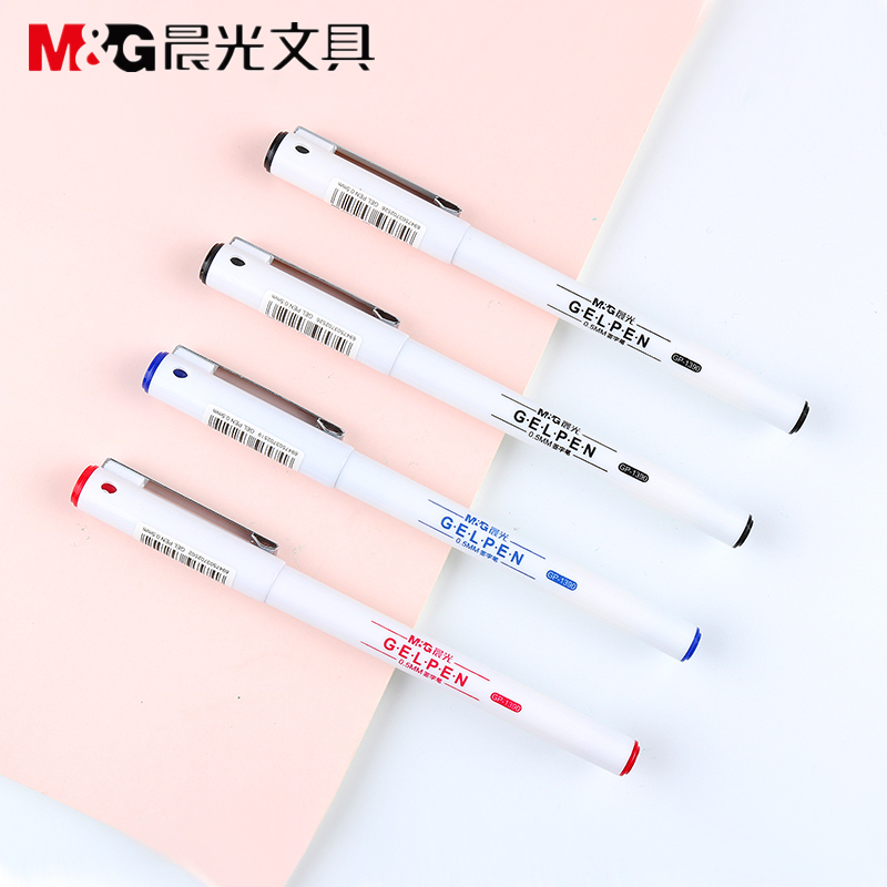 Chenguang stationery office signature pen neutral pen water pen GP-1390 business model student neutral pen full needle tube