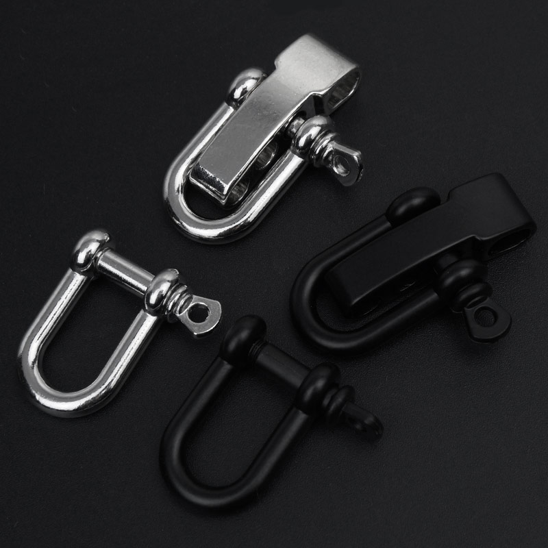Seven-core umbrella rope hand condensed button u-shaped hand-refining connection buckle