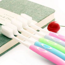 Nano toothbrush soft bristles adult family size silicone toothbrush