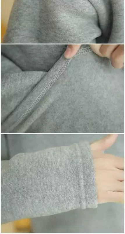 Mùa thu và mùa đông cộng với nhung dày nam cổ chữ V dài tay áo thun nam cơ thể ấm áp đồ lót màu rắn đáy quần áo nam mùa thu áo khoác thun nam