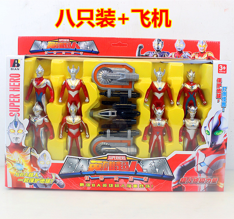 噢 特曼 玩具 Altman trẻ em của cậu bé lắp ráp mô hình set robot biến dạng new puzzle doll