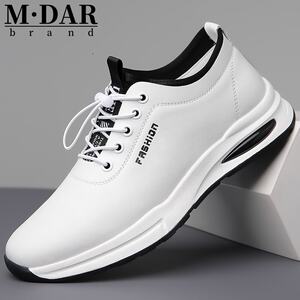 Men's Shoes 2026 Summer New Style Leather Sports Shoes Men's Soft-Soled Versatile Lightweight Comfortable Men's Casual Leather Shoes