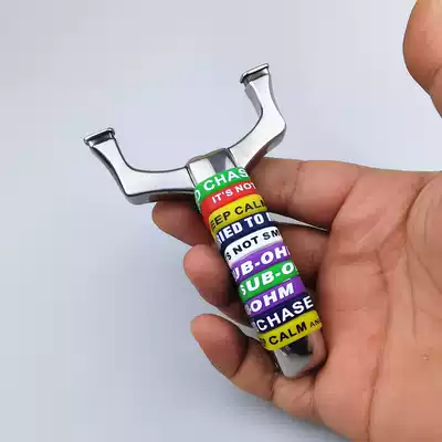 Pure steel water tiger slingshot precision stainless steel flat leather band Bow outdoor shooting adult powerful slingshot toy