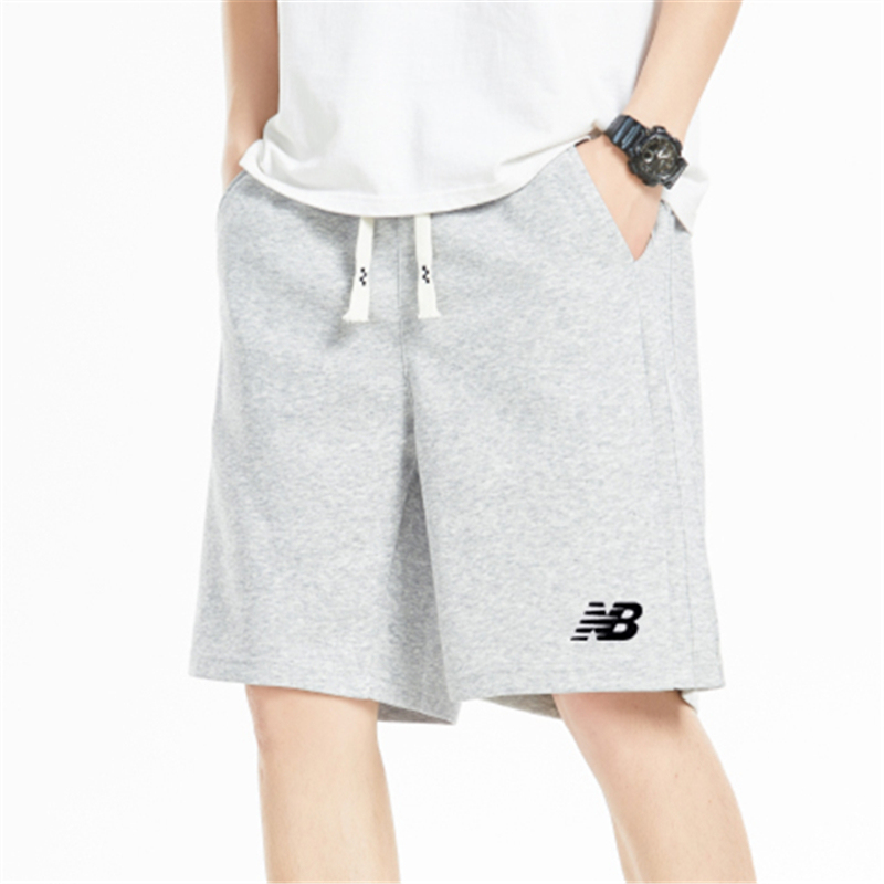 Nb Shorts for Men and Women, Breathable, Couple's Fitness Running Simple Summer Elastic Waist Loose Fit 2026 New Style Five-Point Pants