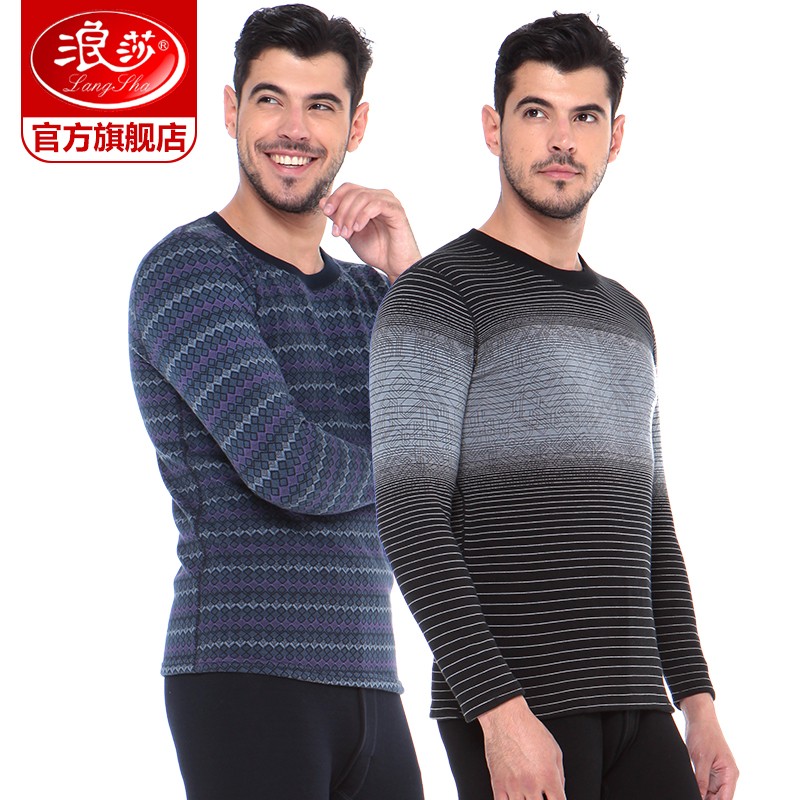 Surfsa Fever Sweatpants Men Thicken Plus Suede Cotton Sweatshirt Jacquard Anti Chill Winter Pants Striped Autumn Clothing Sanitary Pants