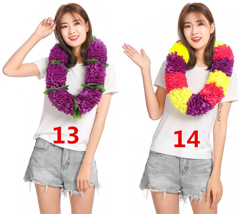 Mã hóa vòng hoa Hawaii đeo vòng cổ biểu diễn Vòng cổ KTV Lễ khai mạc thường niên Giải thưởng khiêu vũ Vòng ngực - Khiêu vũ / Thể dục nhịp điệu / Thể dục dụng cụ đồ nhảy dancesport