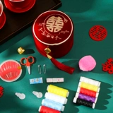 Свадебные пакеты патриотической коробки для женской удобной портативной игольной линии сумки дома высокие свадебные принадлежности