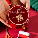 Свадебные пакеты патриотической коробки для женской удобной портативной игольной линии сумки дома высокие свадебные принадлежности