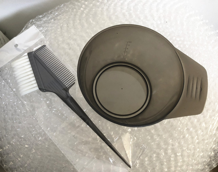 Hair dyed oil bowl brush comb hair shop professional dye paste paste bowl hair film reversal household DIY