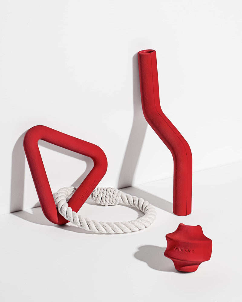 WildOne dog toy imported missed ball rope tying the river rope bites resistant to bite and grinding tooth petisan