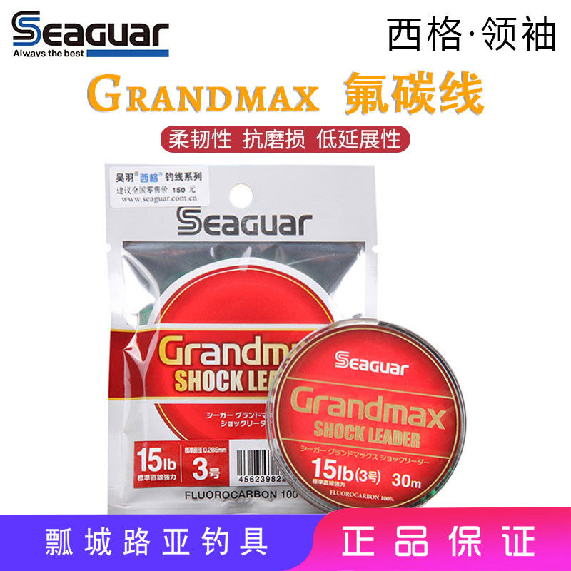 Japan Seg Seaguar Sieger Leader Grandmax Shock Leader Carbon Front Wire