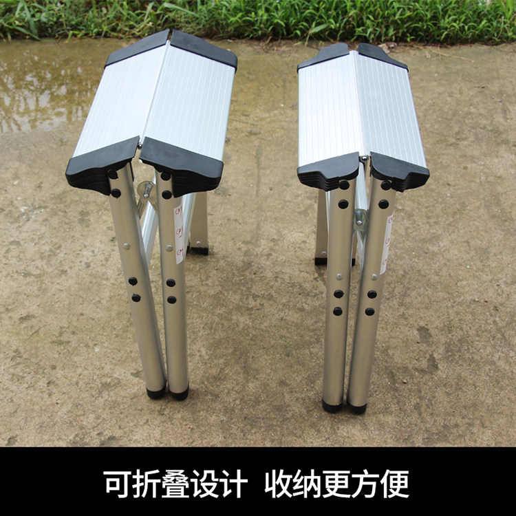人字梯加厚家用铝合金折叠便携双面梯马凳室内装修工程小铝户外梯-阿里巴巴