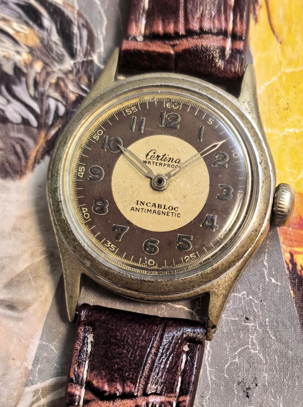 [World War Ii Military Watch] Swiss Famous Watch Brand Certina Antique Hand-Wound Military Special Collection Mechanical Watch