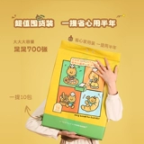 Ermutao TUNEEGOODS маленькая лапша, хлеб, десять упаковок, полотенце для лица, выдвижное, настенное, одноразовая семейная упаковка