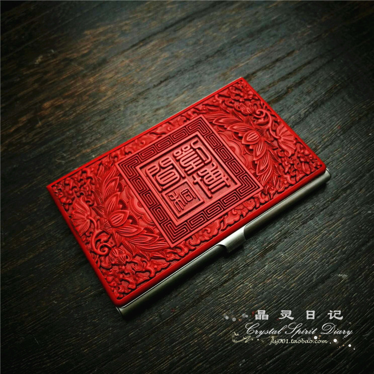 Large lacquer lacquered sculptures lacquered with red lacquered instruments with private lettering custom-made fashion personality creativity