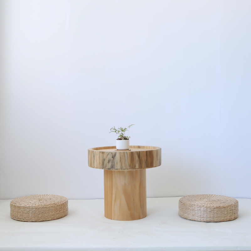 Poly House Birds BIRDS IN SILENT WIND FIRE DECARBONATED LOG COLOR WOODEN MOUND FOLK JUKU TEA TABLE DESIGNER TREE STUMP HEM DWARF stools