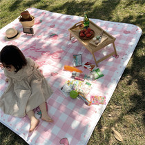 Oxford cloth picnic mat Outdoor outing portable waterproof thickened increase ins wind park lawn beach moisture-proof mat