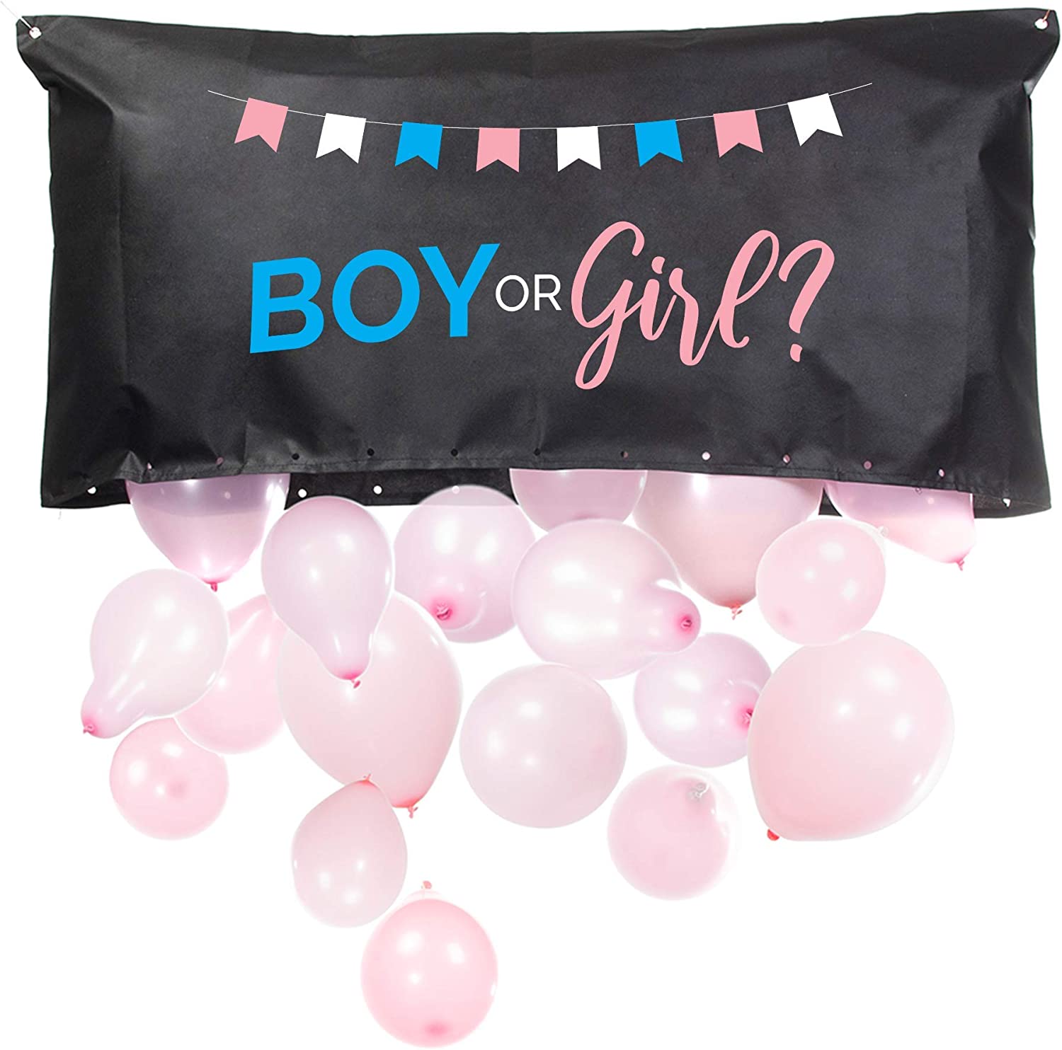 Gender reveals party bag props boy or girl decoration arrangement atmosphere gender review