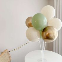 Xiaoqing New Birthday Party Picnic Balloon Day Company Party FriendsBalloon Balloon Steps Table Fluttered