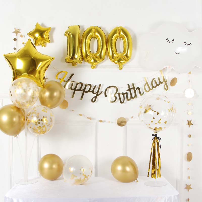 ins Children's 100 - day Full Moon Decoration with Background Wall Dessert Dressed to take photos of birthday party