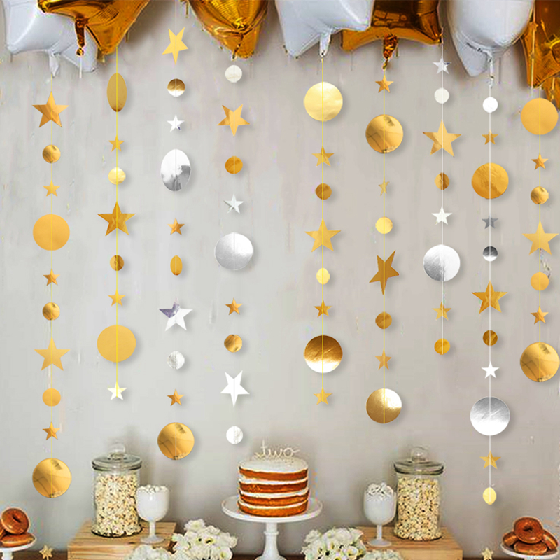 Graduation Decoration Star Latte Kindergarten Layout Baby Birthday Decoration Hanging Decoration Wedding Decoration Festival Celebration