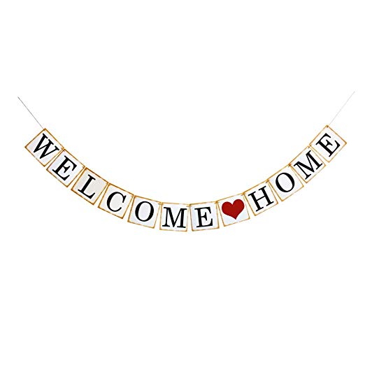 European and American Welcome Welcome Home WELCOME BABY PARTY BABY SHOWER STORE WINDOW LABANNER-Taobao