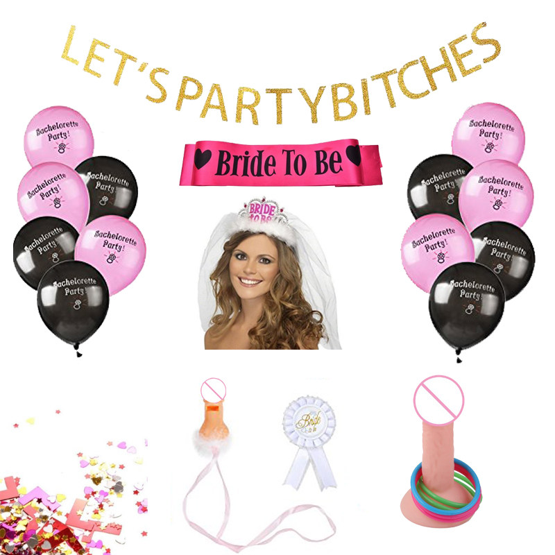 European and American bachelor party supplies bachelorette party etiquette with game props steam ball headwear-Taobao