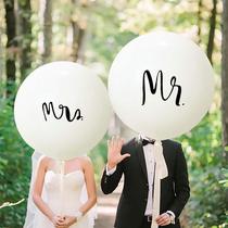 Hot sale 36-inch large wedding outside shot balloon bridegroom bride shooting location balloon wedding layout Road Guide column
