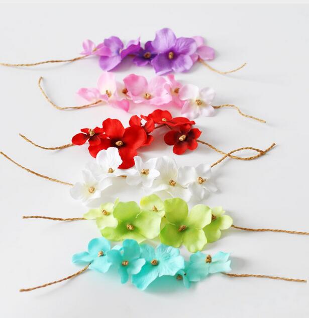 Super fairy pure handmade bridesmaids sister group wreath wrist flower wedding return gift decorative flower