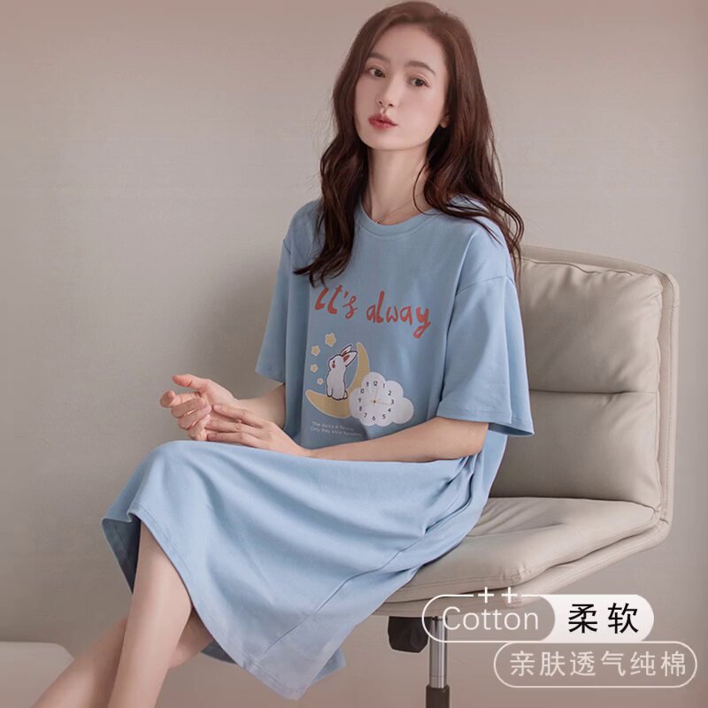 2026夏日法式慵懒力觉醒｜霜花白凉感纯棉睡裙，可外穿的复古松弛感单品