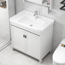 Floor-to-ceiling washbasin bathroom cabinet combination modern simple washbasin bathroom washbasin integrated washbasin