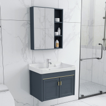 Wall-mounted washbasin Bathroom cabinet combination bathroom washbasin Simple washbasin integrated small apartment washbasin