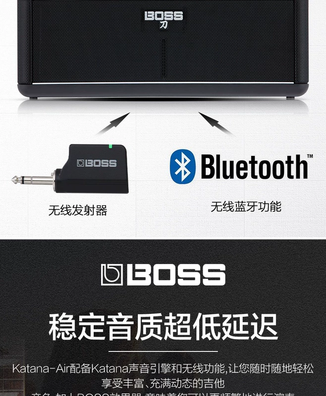 Loa không dây điện Bluetooth không dây Roland BOSS có hiệu ứng âm thanh rock hiệu suất chuyên nghiệp KTN-AIR - Loa loa