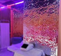 Water ripple stainless steel plate mirror ceiling background wall metal wave bump decoration 8k medium wave processing custom