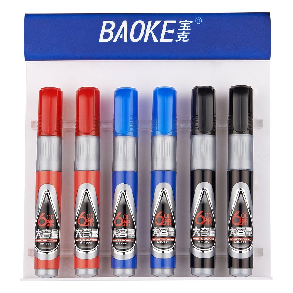 BAOKE can add ink large-capacity whiteboard pen MP-392 water-based refillable ink whiteboard pen