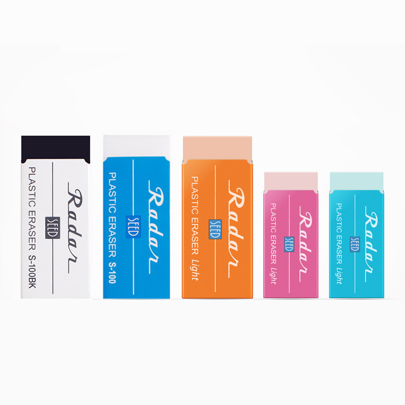Japan SEED black eraser painting Fine art special Radar foam eraser S-60 100 wipe away clean no scar sketching student exam 2B eraser EP-KL60 color