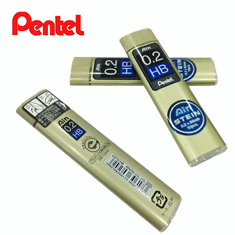 pentel 0 2MM ultra fine mechanical pencil refill C272 lead core HB 2B B active lead import refill