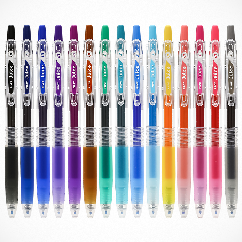 Japanese Broaderpen Student Pilot Middle Sex Pen Juice Juice Pen LJU-10EF Middle Sex Pen Complete Metal Water-based Pen 10EF Water-based Pen Juice Hand Ledger Color Juice Pen
