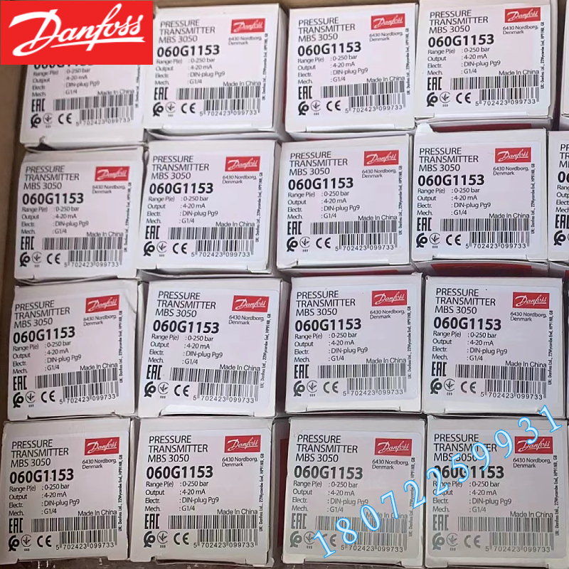 Original MBS 3050-060G1153 Danfoss Danfoss MBS3050 series pressure sensor