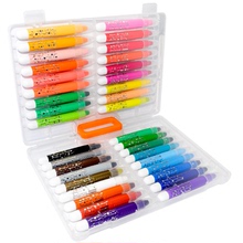 无毒12支炫滑棒+12支水彩笔