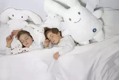 Spot French Trousselier Angel Rabbit Baby baby pacifying hold sleeping doll toy with music plush