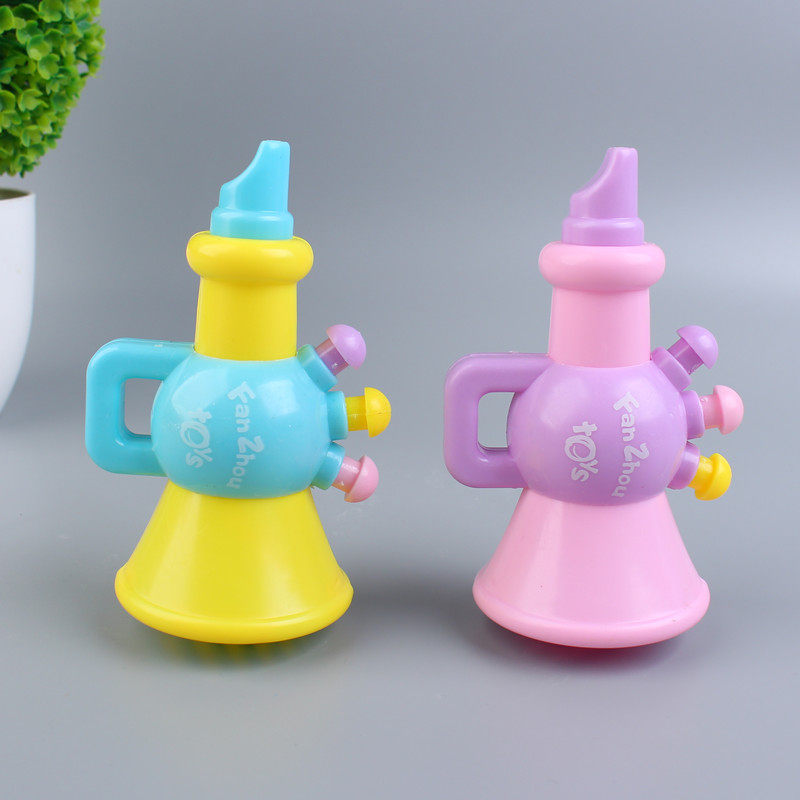 Small trumpeter toy child 0-1-3-year-old baby can blow intellect early to teach cartoon whistles child