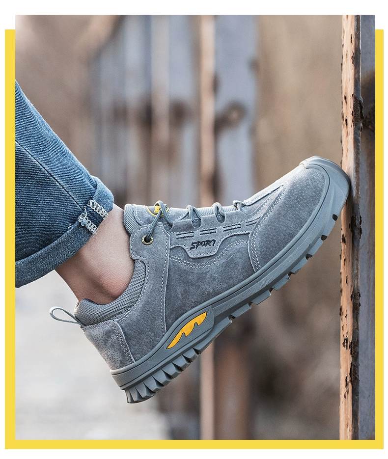 Labor protection shoes for men, lightweight soft-soled welders' special electrician insulated steel toe caps, anti-smash and puncture-proof old insurance work shoes