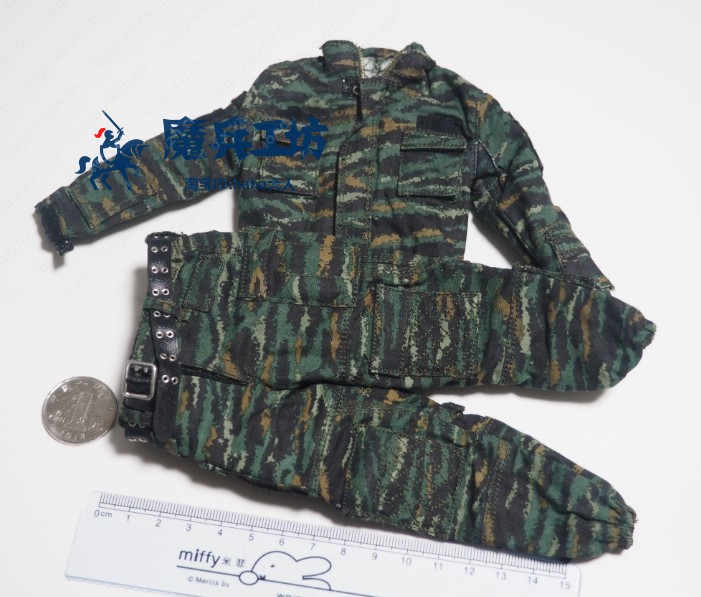 部活着 1/6兵人DAM78052 中国PLA CAPF 雪豹突击队衣服作战服