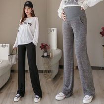 2020 pregnant women wide leg pants hot spring and autumn leggings fashion outside wear loose pregnant womens casual trousers spring clothes